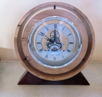 Skeleton clock by Bill Burden